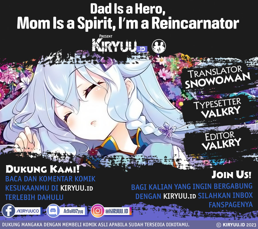 Komik Chichi wa Eiyuu, Haha wa Seirei, Musume no Watashi wa Tenseisha Chapter 42 gambar nomor 1