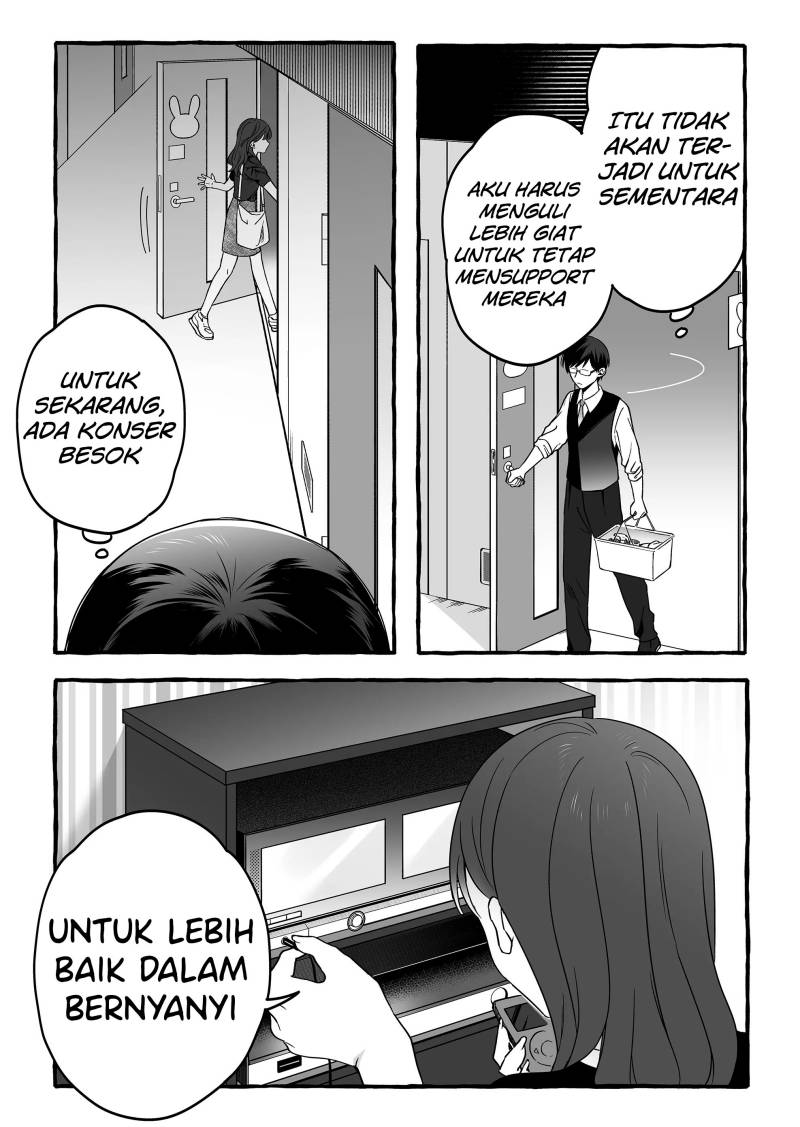Damedol to Sekai ni Hitori Dake no Fan (Serialization) Chapter 07 Gambar 11
