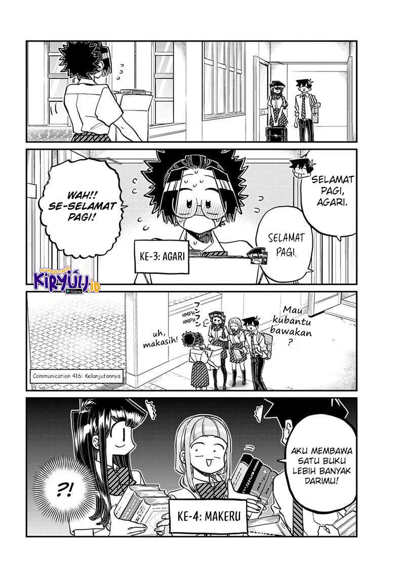 Komi-san wa Komyushou Desu Chapter 416 Gambar 3