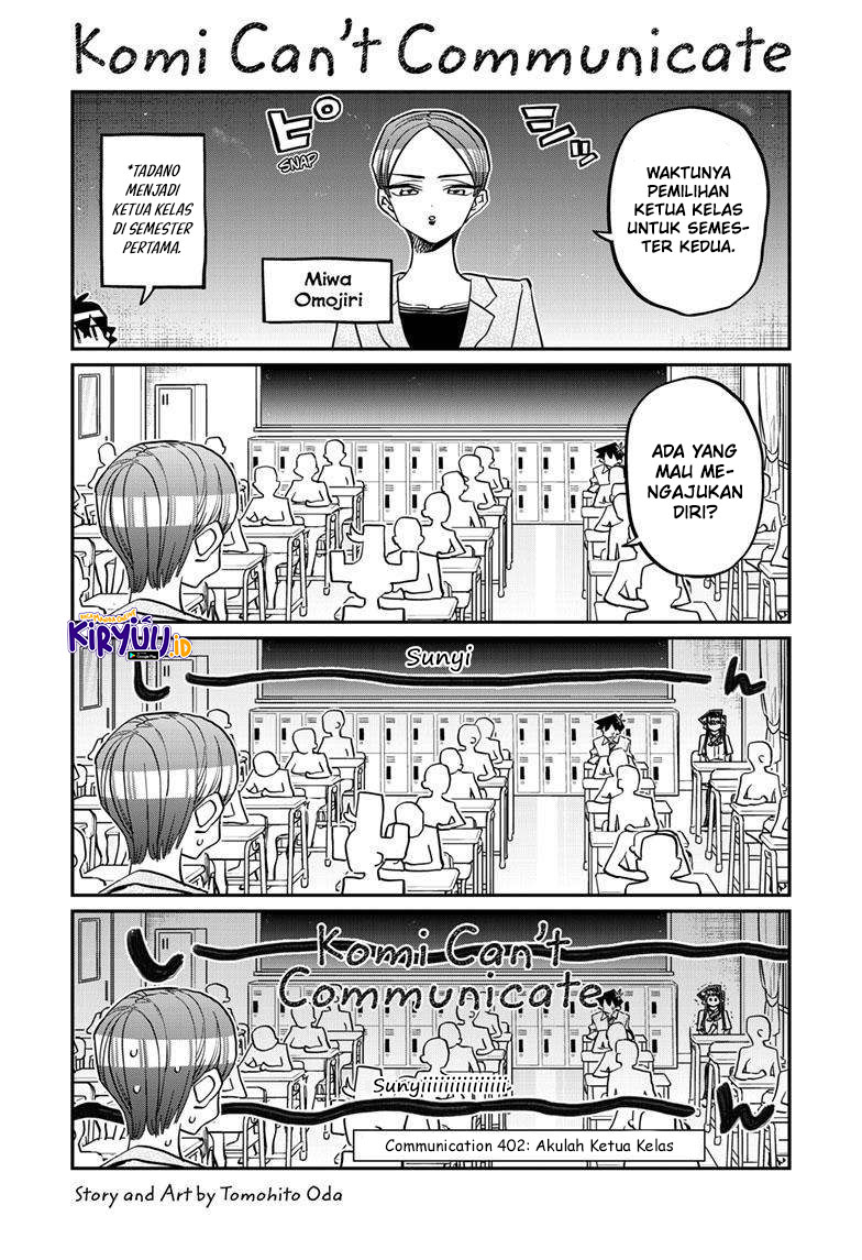 Manga Komi-san wa Komyushou Desu Chapter 420 gambar nomor 2