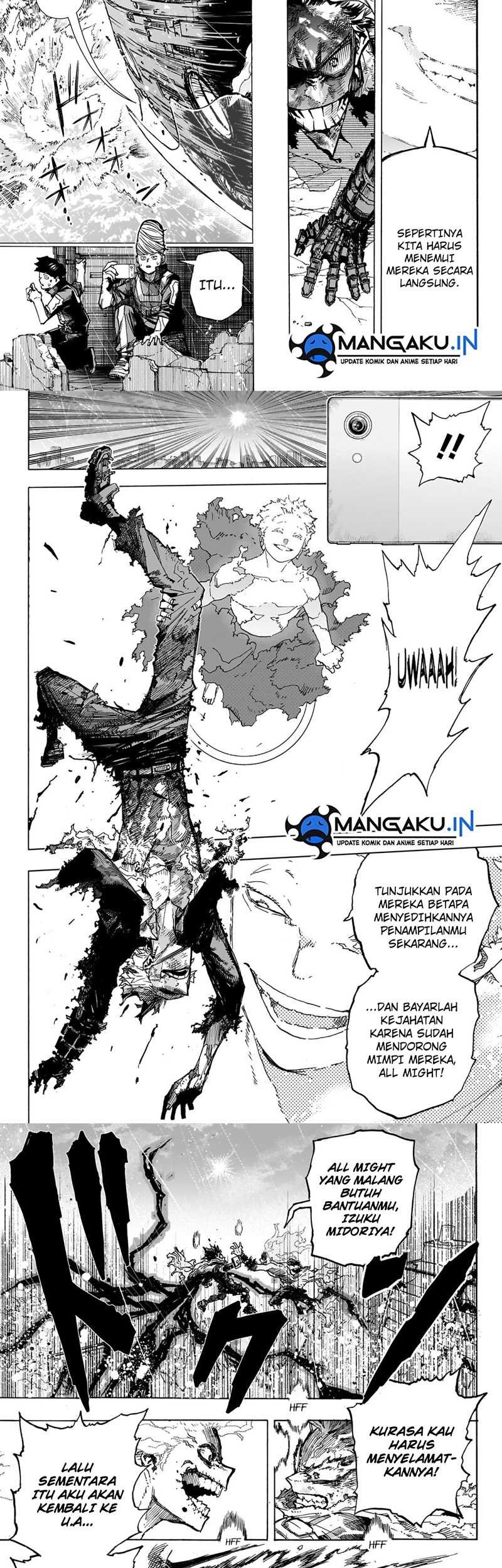 Boku no Hero Academia Chapter 402 Gambar 5