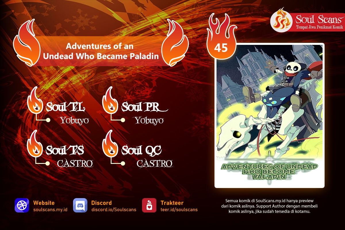 Komik Adventures of an Undead Who Became Paladin Chapter 45 gambar nomor 1