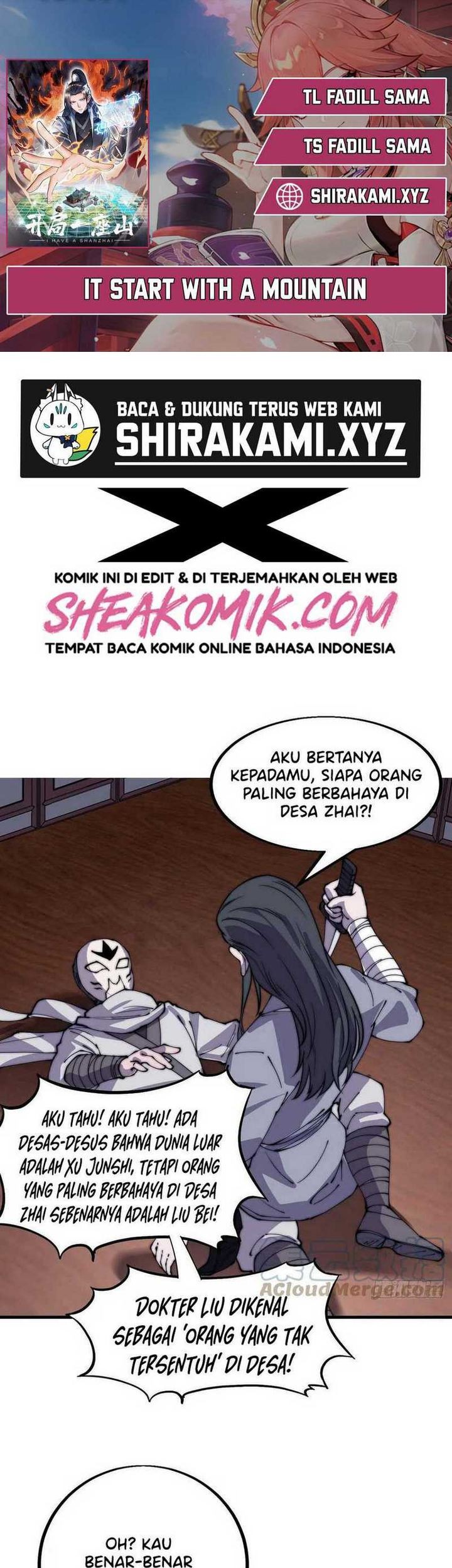 Komik It Starts With A Mountain Chapter 419 gambar nomor 1