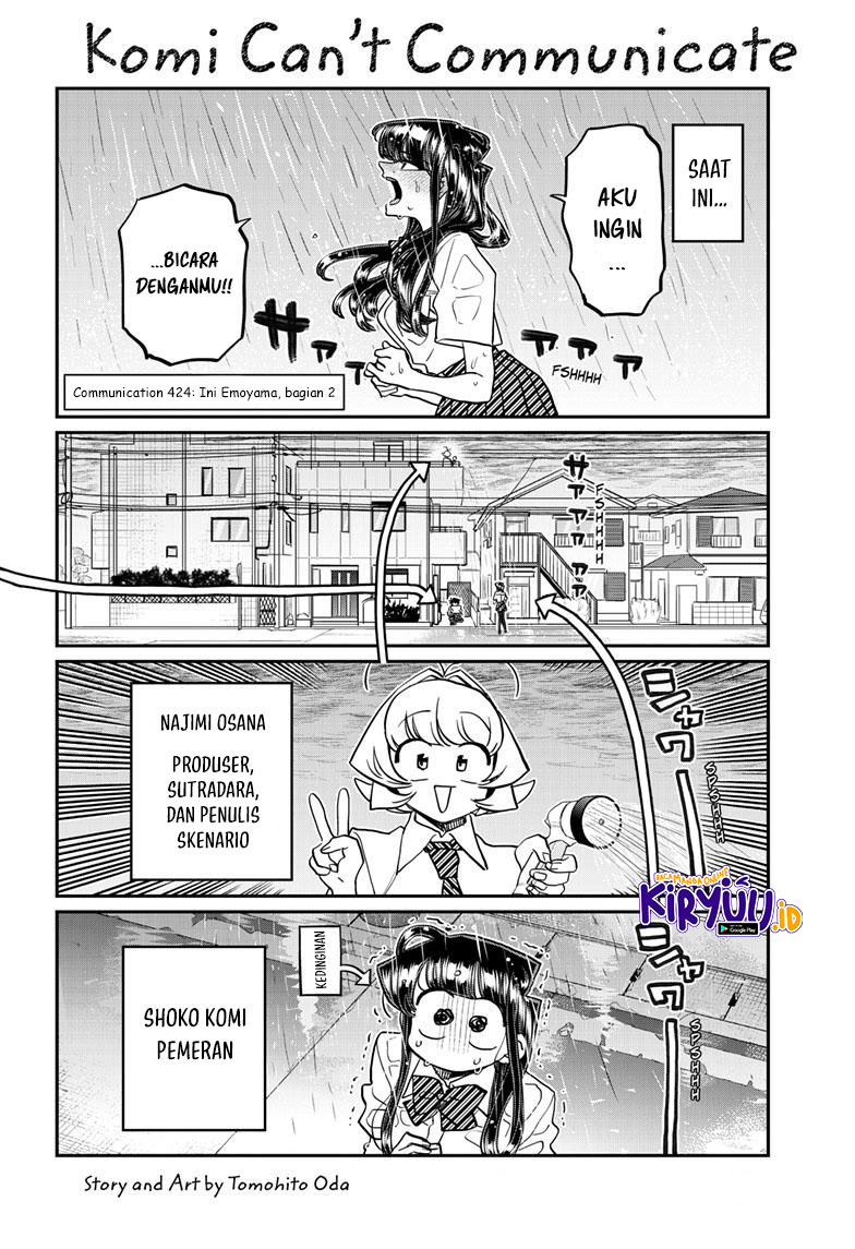Manga Komi-san wa Komyushou Desu Chapter 424 gambar nomor 2