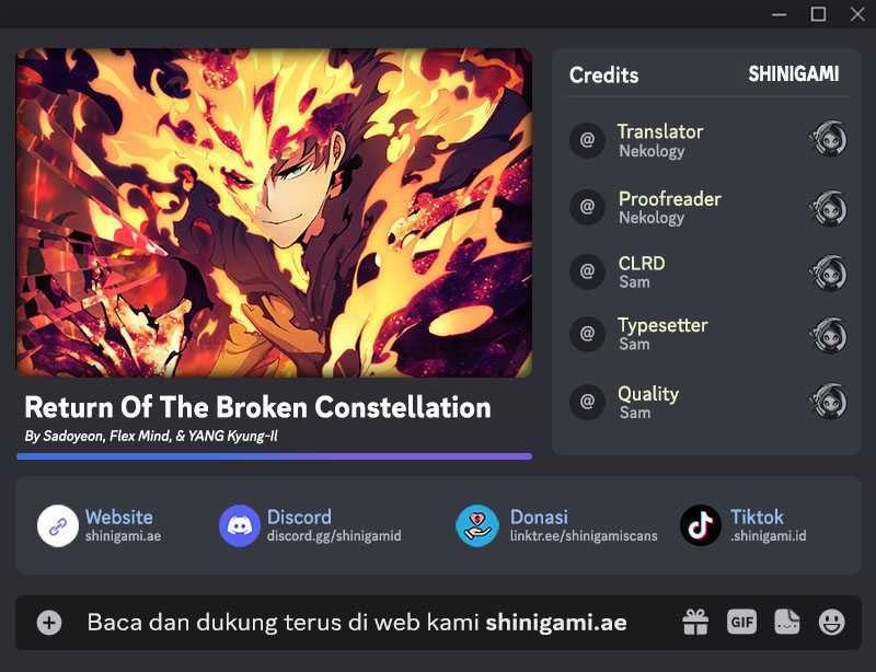 Komik Return of the Broken Constellation Chapter 91 gambar nomor 1