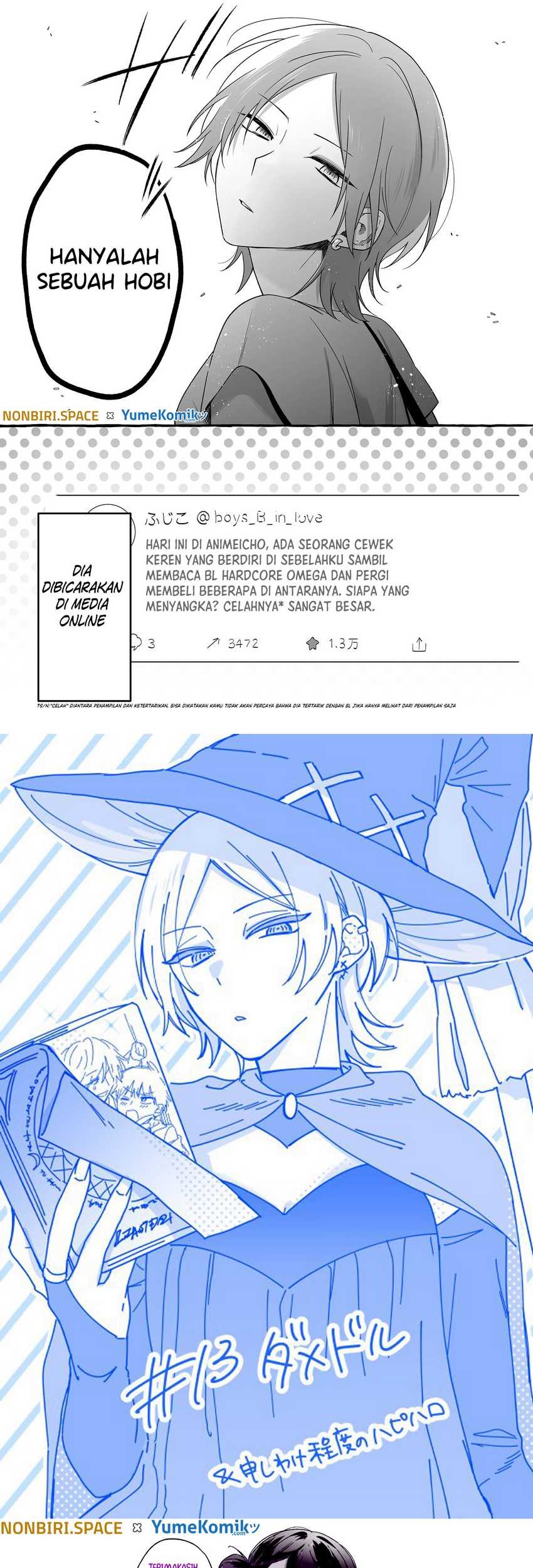 Damedol to Sekai ni Hitori Dake no Fan (Serialization) Chapter 13 Gambar 16
