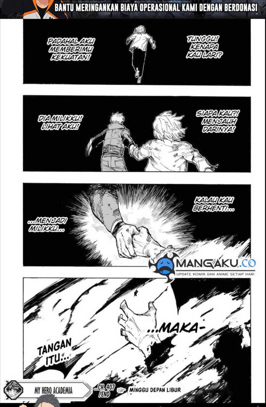 Boku no Hero Academia Chapter 407 Gambar 13