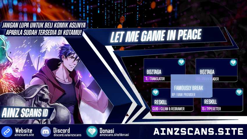 Komik Let Me Game In Peace Chapter 120 gambar nomor 1