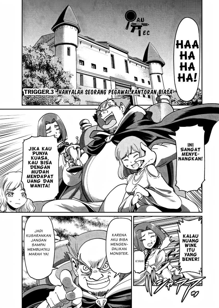 Manga Isekai Shoukan Oji-san no Juumusou Life – Sabage Suki Salaryman wa Kaisha Owari ni Isekai e Chokki suru Chapter 03 gambar nomor 2