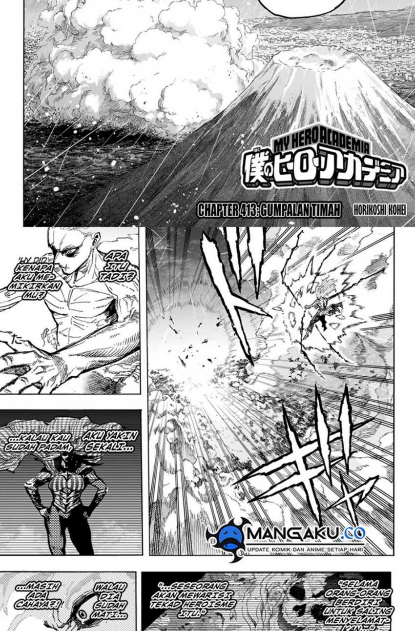 Boku no Hero Academia Chapter 413 Gambar 5