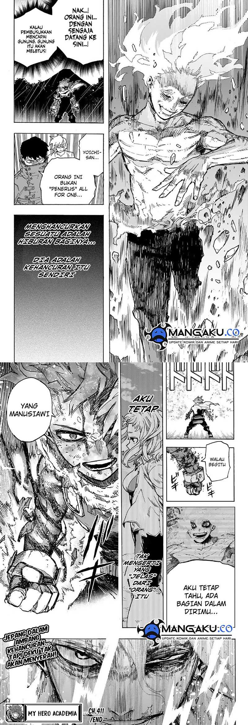 Boku no Hero Academia Chapter 411 Gambar 8