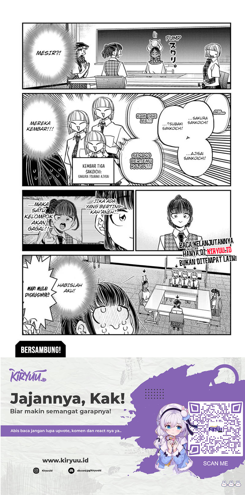 Komi-san wa Komyushou Desu Chapter 437 Gambar 10