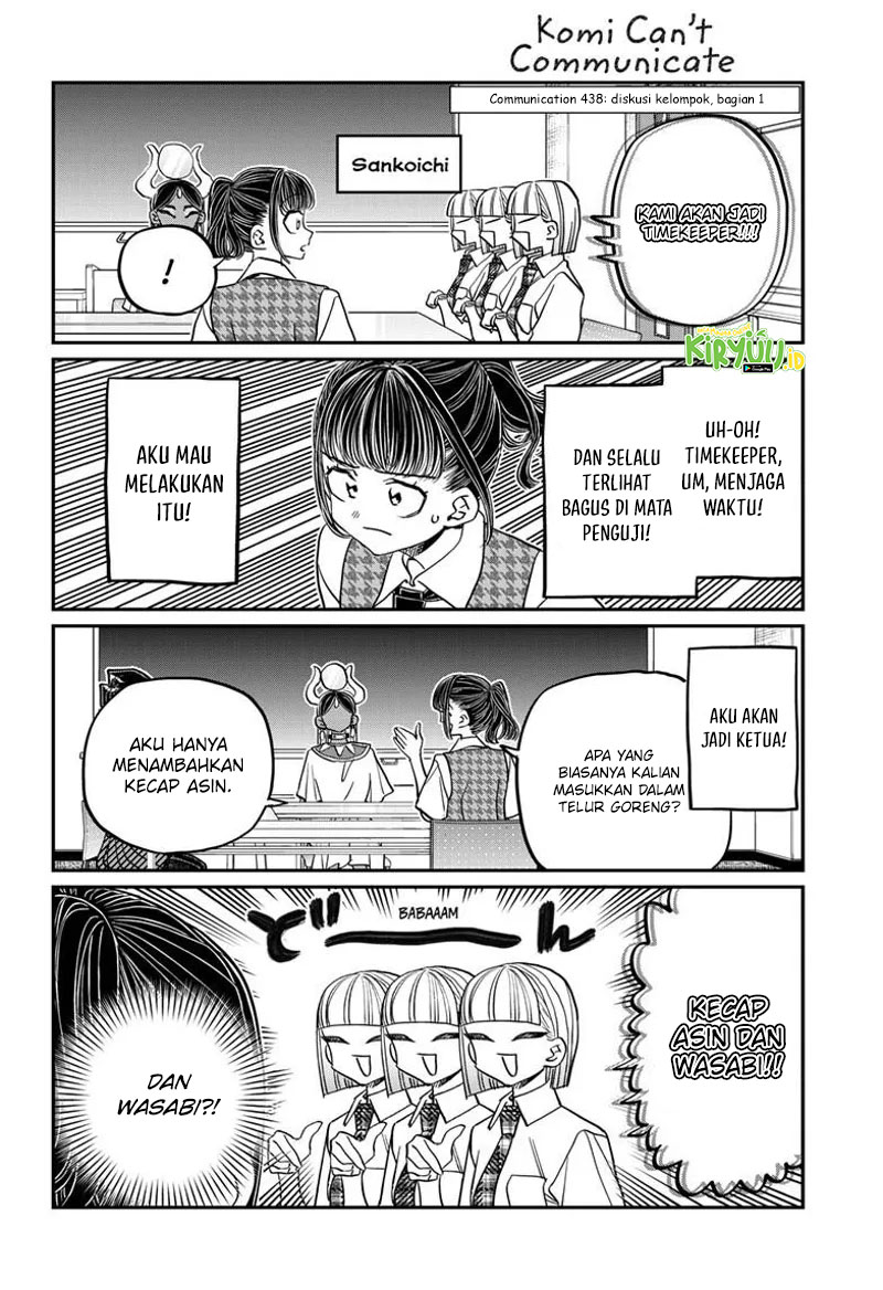 Manga Komi-san wa Komyushou Desu Chapter 438 gambar nomor 2