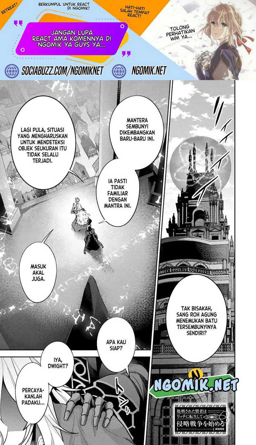 Manga The Executed Sage is Reincarnated as a Lich and Starts an All-Out War Chapter 34 gambar nomor 2