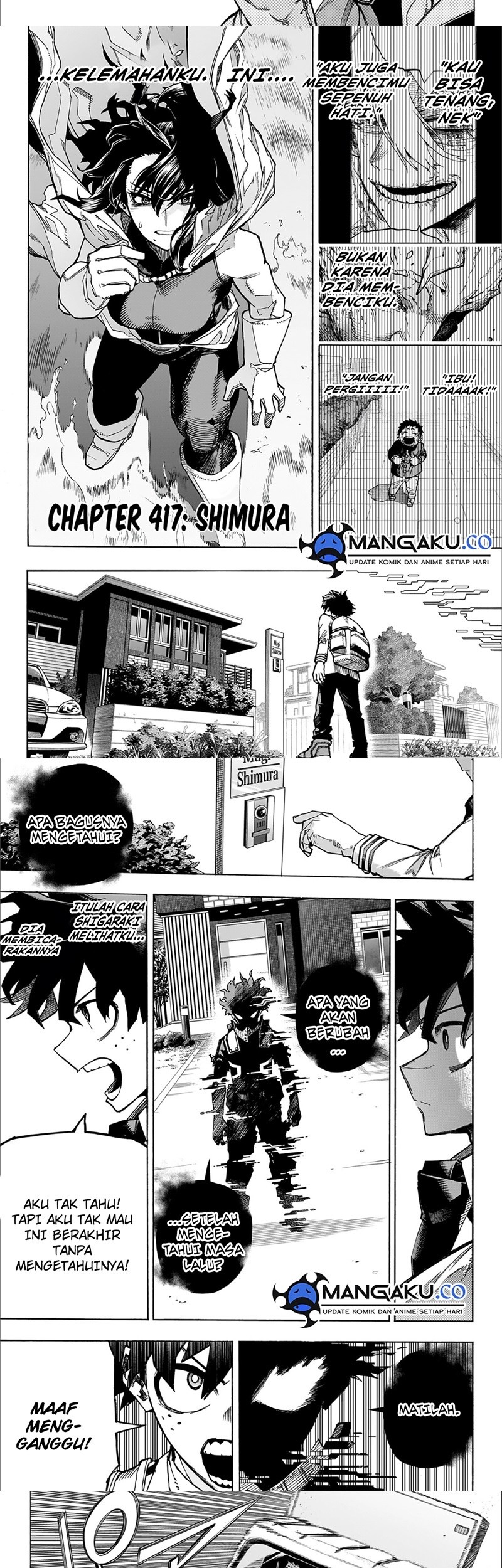 Boku no Hero Academia Chapter 417 Gambar 3