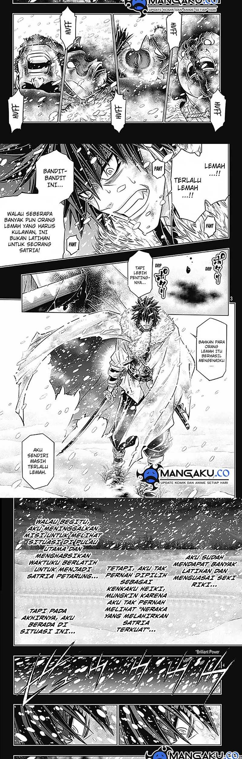 Manga Rurouni Kenshin: Meiji Kenkaku Romantan – Hokkaido-hen Chapter 58 gambar nomor 2