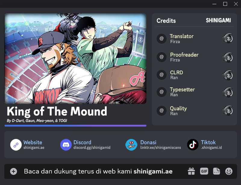 Komik King of The Mound Chapter 77 gambar nomor 1