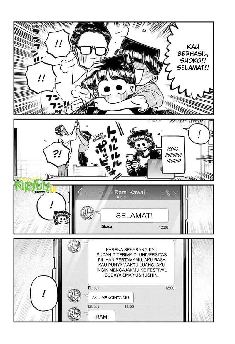 Komi-san wa Komyushou Desu Chapter 446 Gambar 3