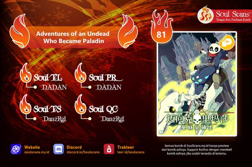 Komik Adventures of an Undead Who Became Paladin Chapter 82 gambar nomor 1