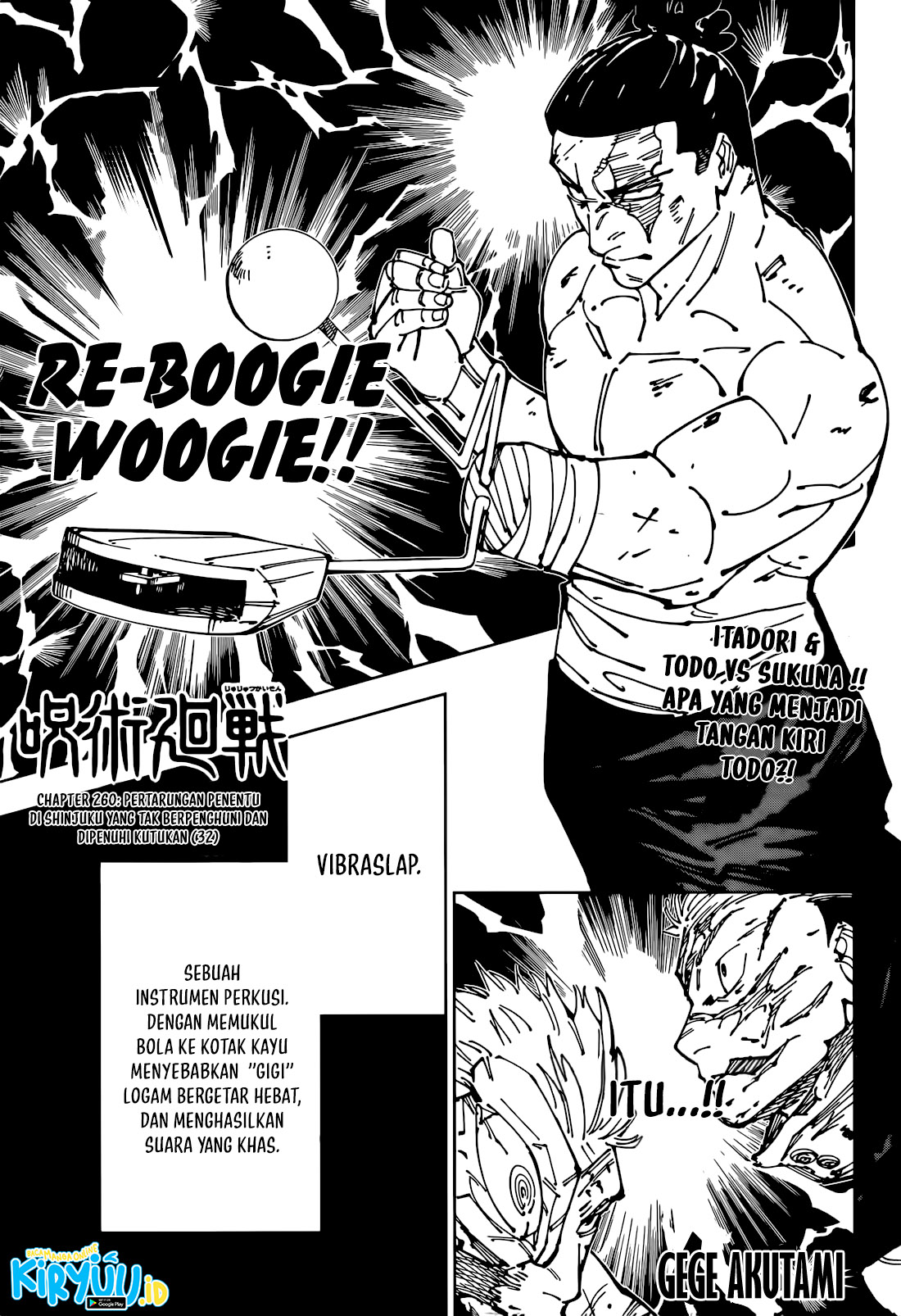 Manga Jujutsu Kaisen Chapter 260 gambar nomor 2