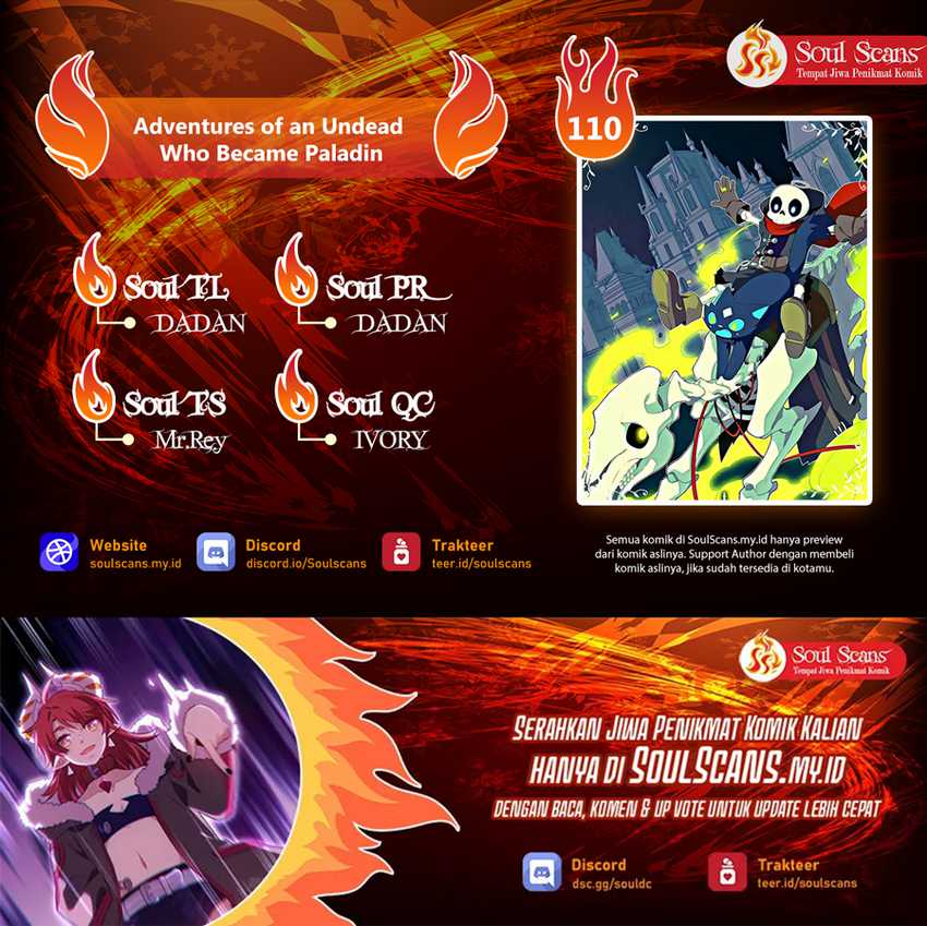 Komik Adventures of an Undead Who Became Paladin Chapter 110 gambar nomor 1