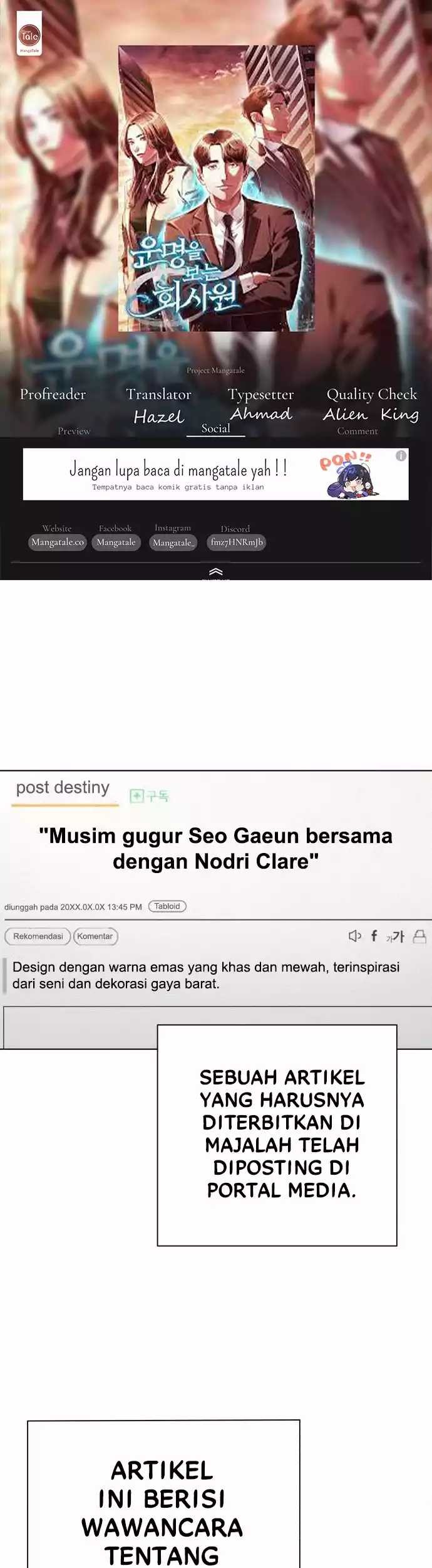 Komik Office Worker Who Sees Fate Chapter 29 gambar nomor 1