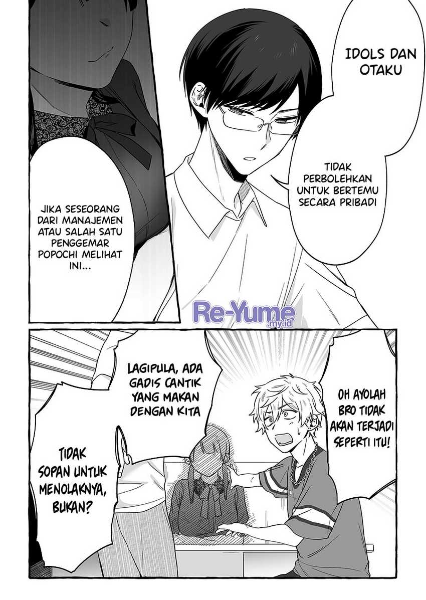 Damedol to Sekai ni Hitori Dake no Fan (Serialization) Chapter 16 Gambar 8