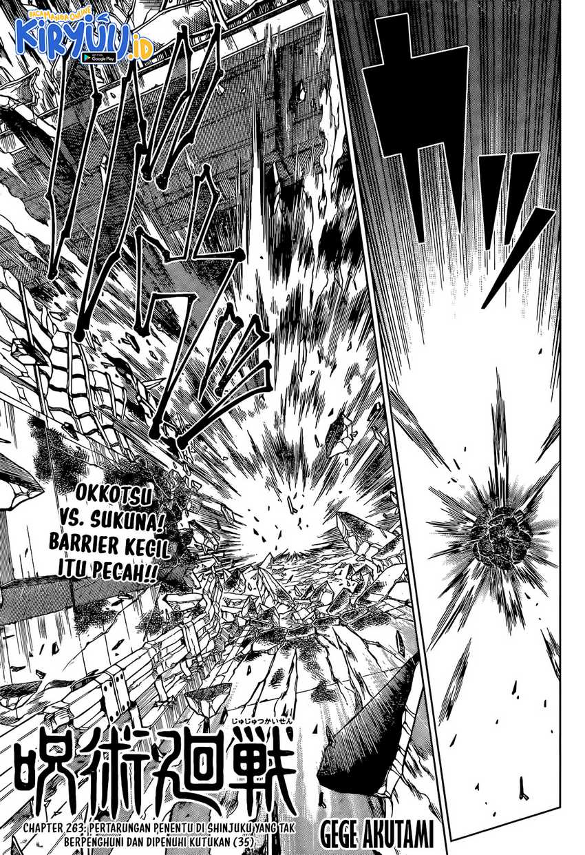 Manga Jujutsu Kaisen Chapter 263 gambar nomor 2