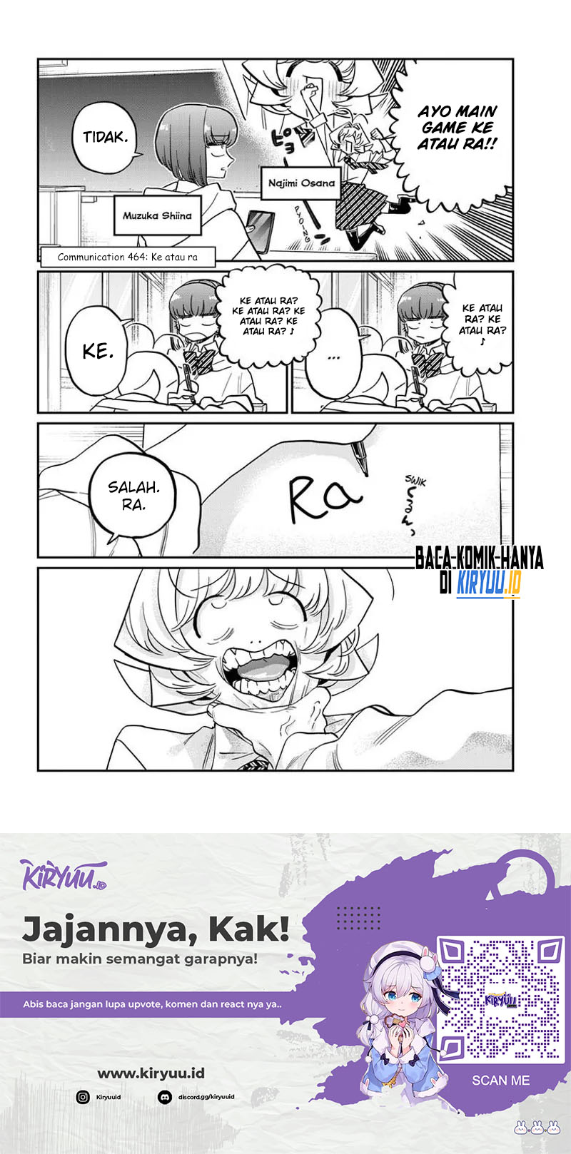 Manga Komi-san wa Komyushou Desu Chapter 464 gambar nomor 2