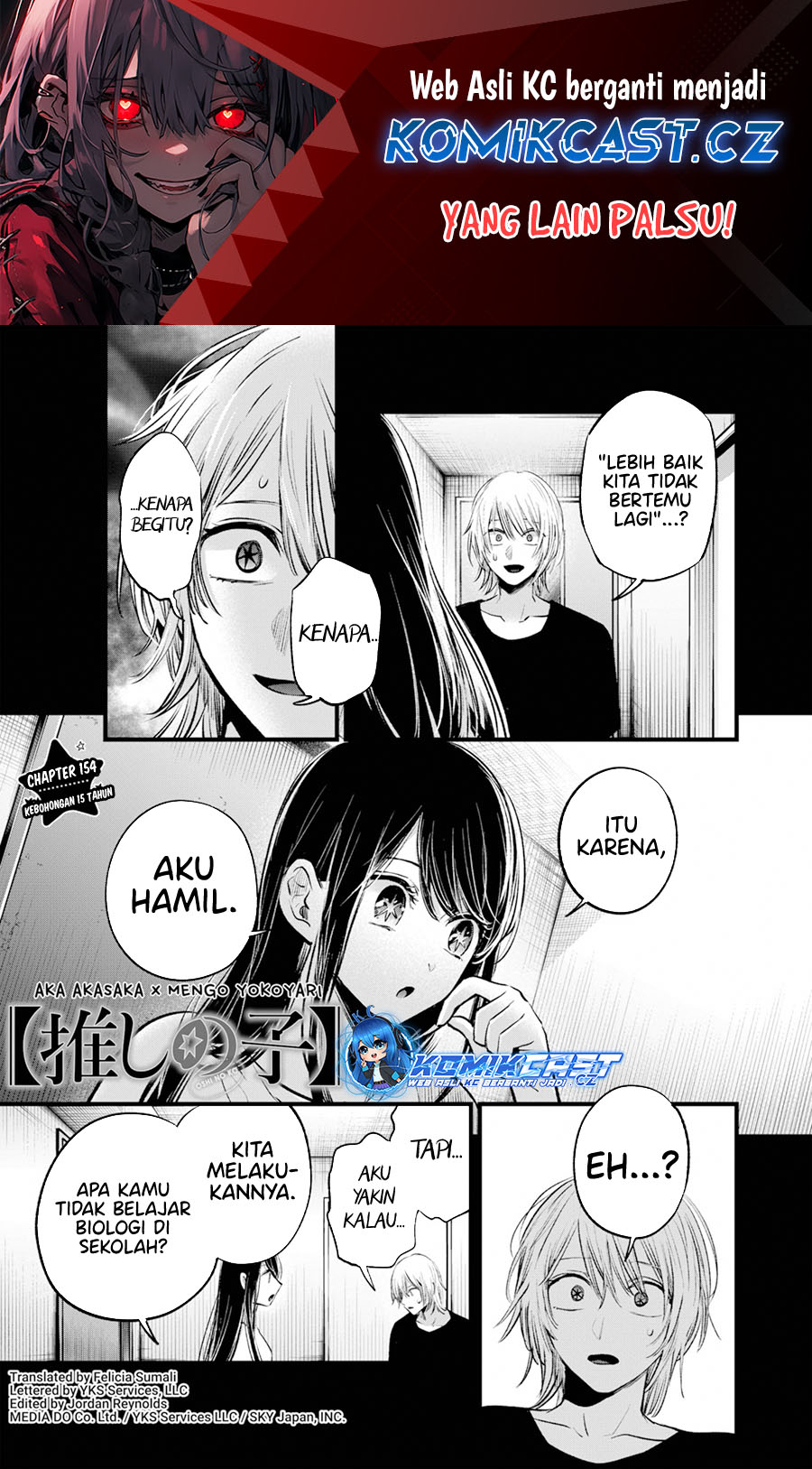Manga Oshi no Ko Chapter 154 gambar nomor 2