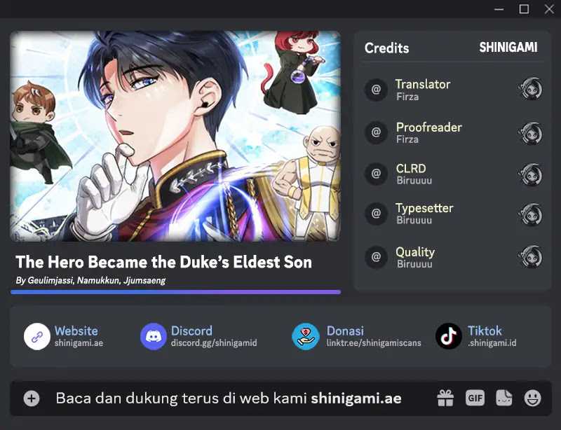 Komik The Hero Became The Duke’s Eldest Son Chapter 25 gambar nomor 1