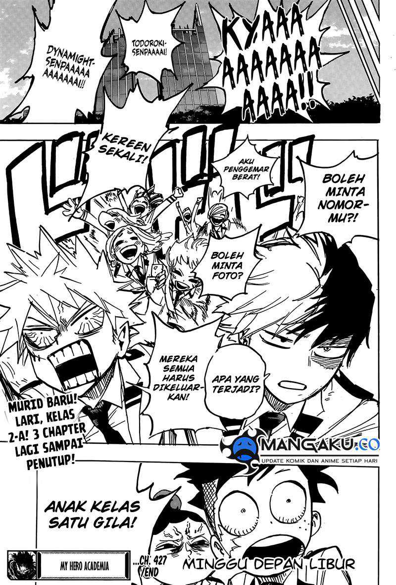 Boku no Hero Academia Chapter 427 Gambar 12