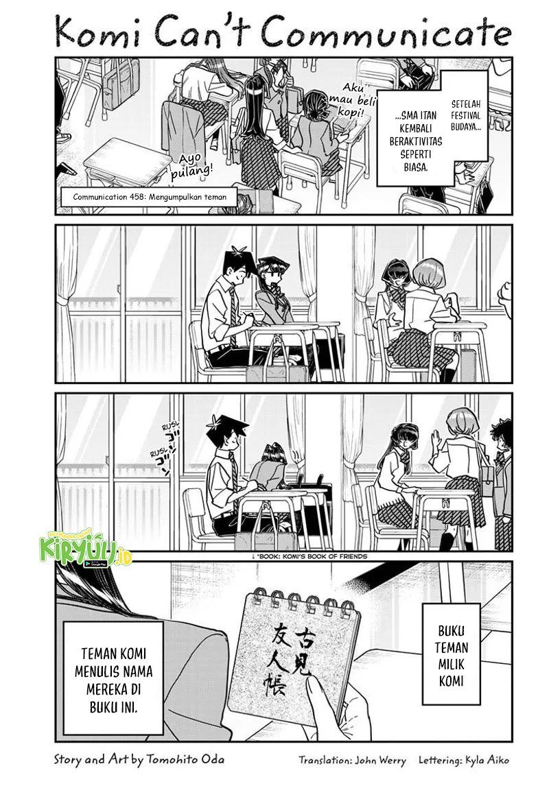 Manga Komi-san wa Komyushou Desu Chapter 458 gambar nomor 2