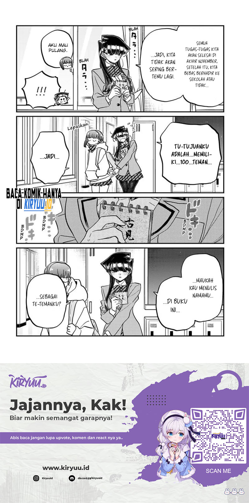 Komi-san wa Komyushou Desu Chapter 458 Gambar 5