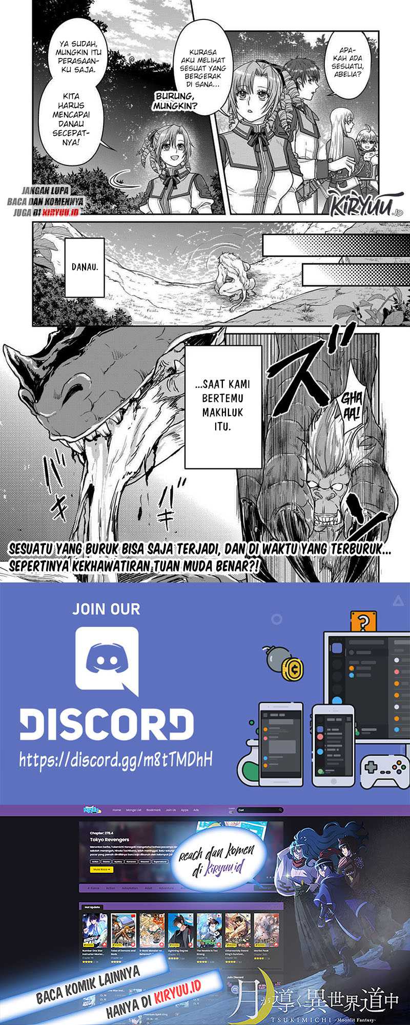 Tsuki ga Michibiku Isekai Douchuu Chapter 97 Gambar 29