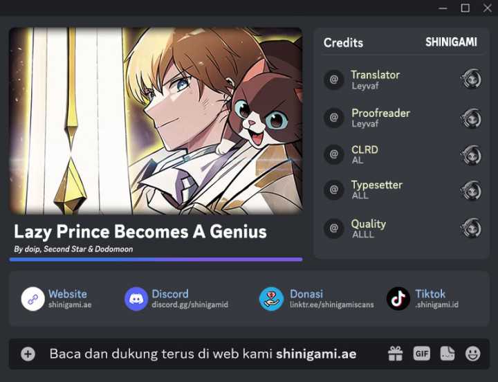 Komik Lazy Prince Becomes a Genius Chapter 112 gambar nomor 1