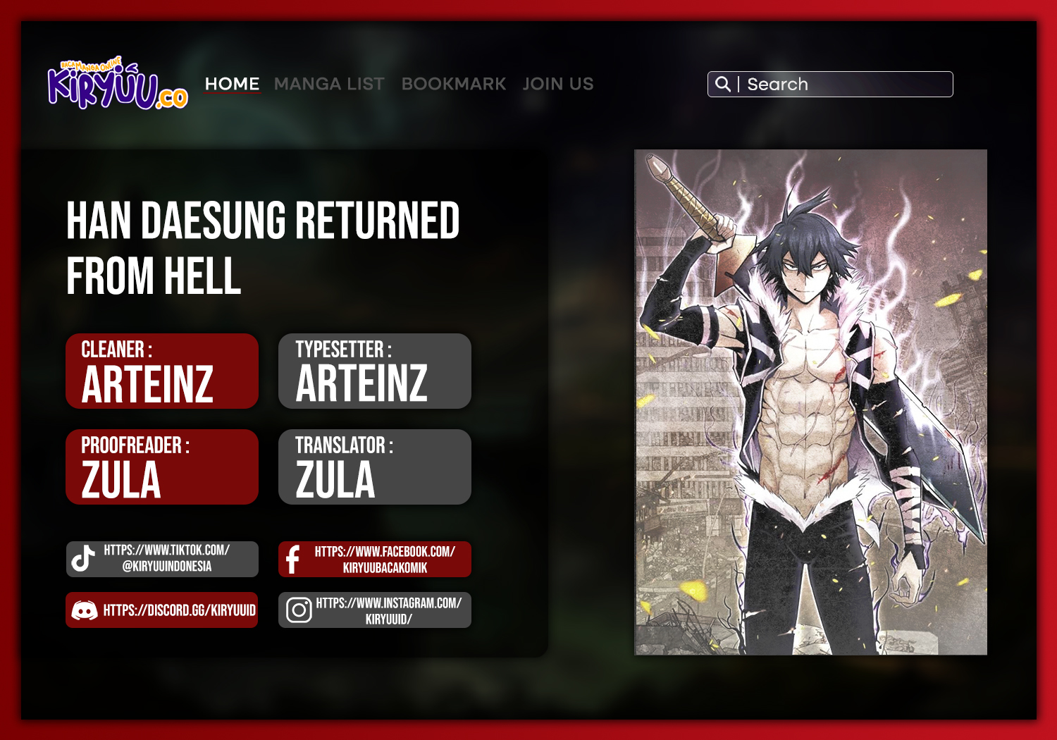 Komik Han Dae Sung Returned From Hell Chapter 94 gambar nomor 1