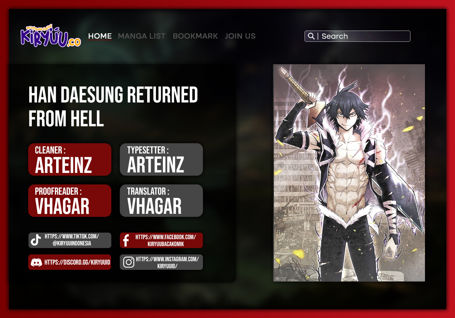 Komik Han Dae Sung Returned From Hell Chapter 96 gambar nomor 1