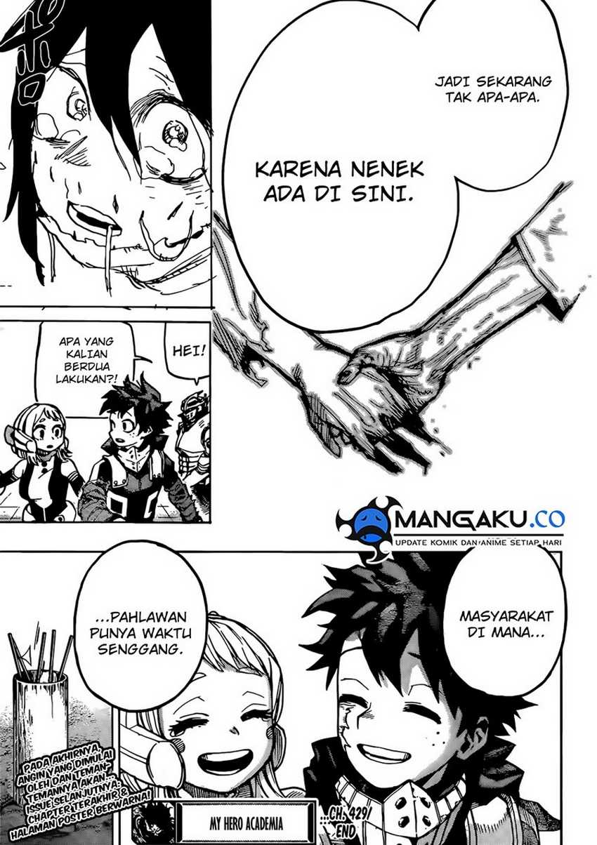 Boku no Hero Academia Chapter 429 Gambar 11