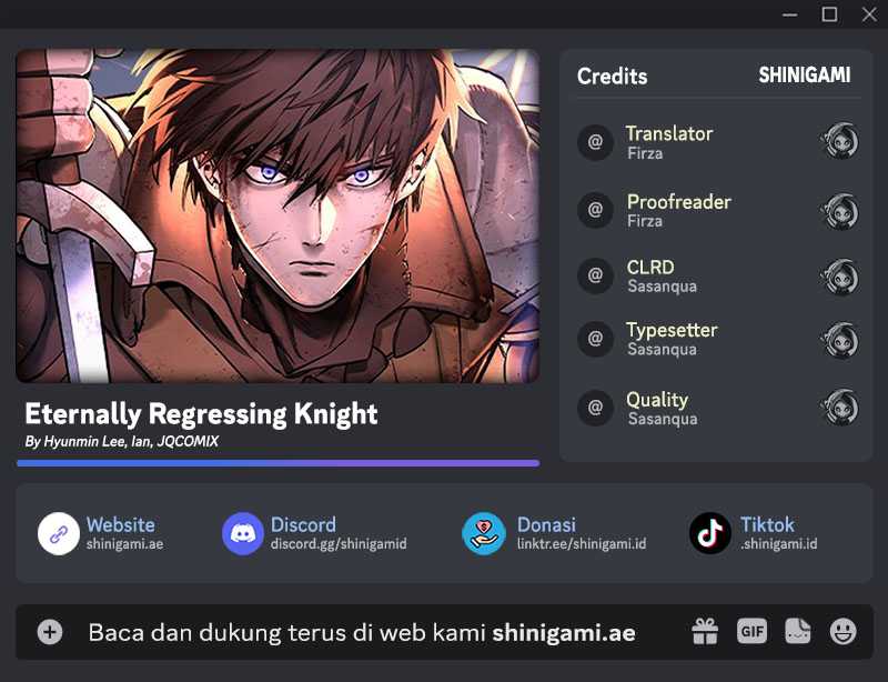 Komik Eternally Regressing Knight Chapter 23 gambar nomor 1