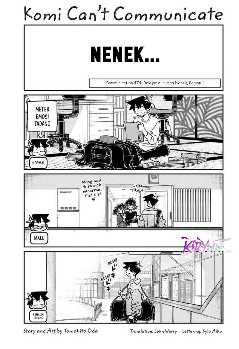 Manga Komi-san wa Komyushou Desu Chapter 474 gambar nomor 2