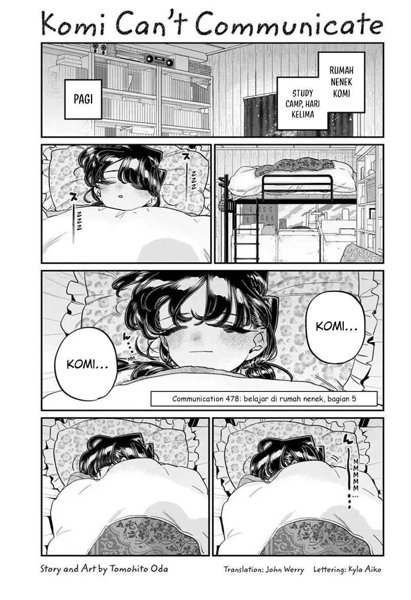 Manga Komi-san wa Komyushou Desu Chapter 478 gambar nomor 2