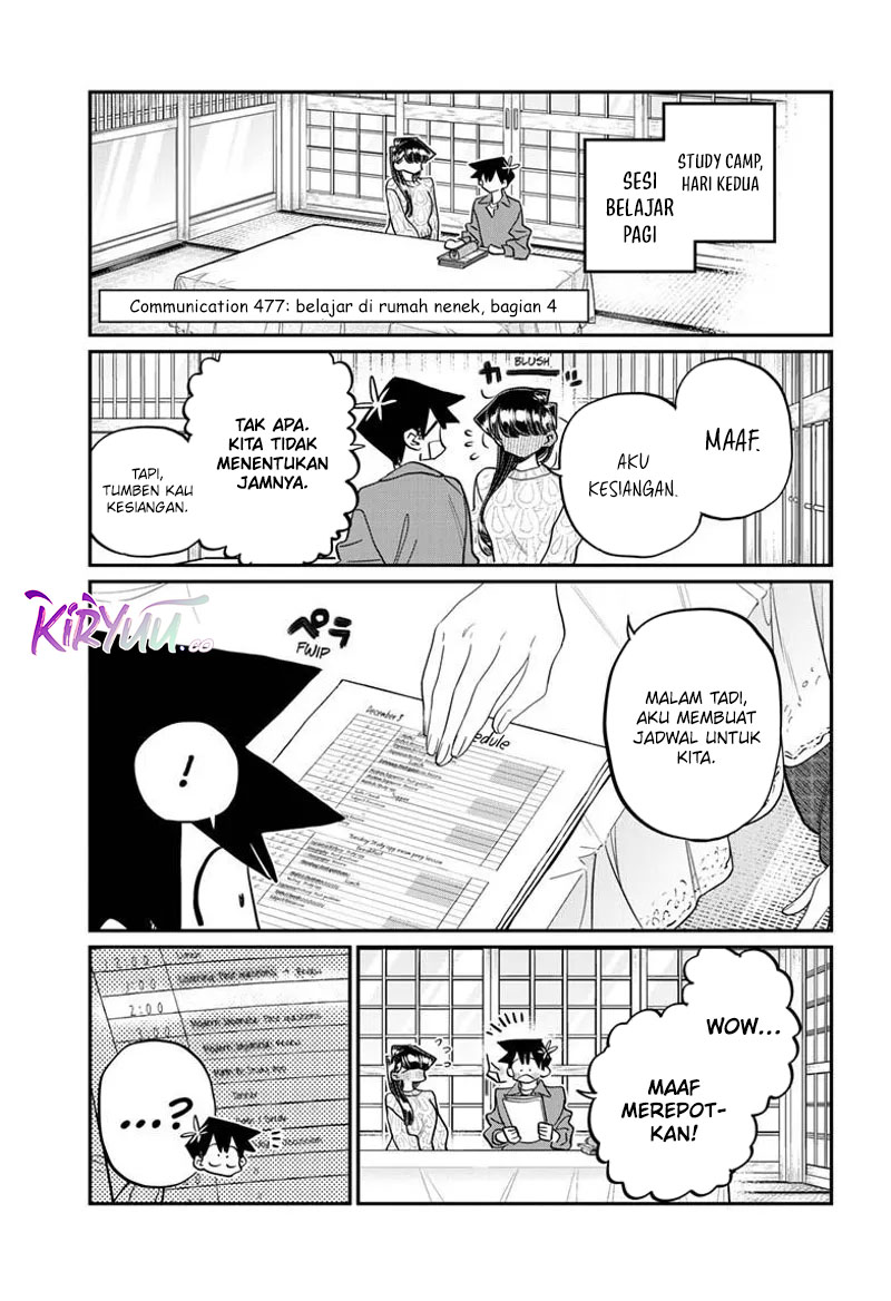 Manga Komi-san wa Komyushou Desu Chapter 477 gambar nomor 2