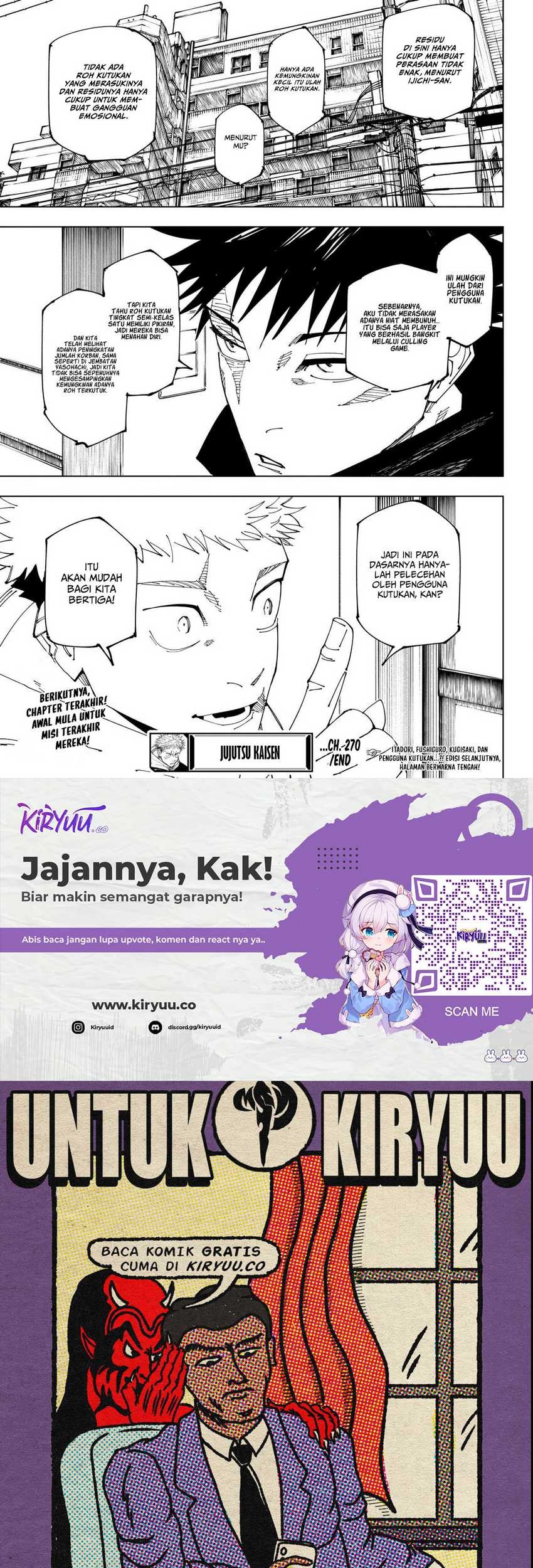 Jujutsu Kaisen Chapter 270 Gambar 21
