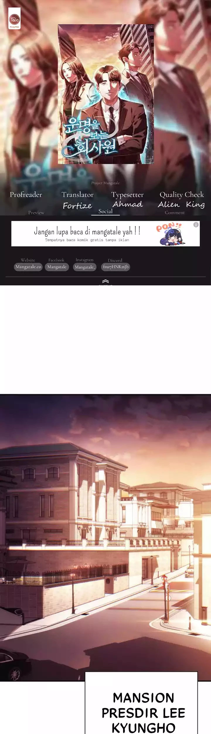 Komik Office Worker Who Sees Fate Chapter 95 gambar nomor 1