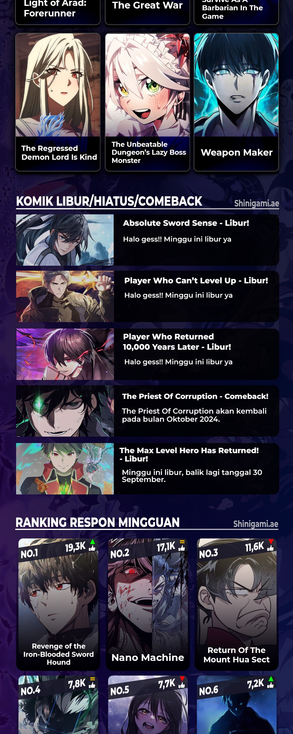 Return of the SSS-Class Ranker Chapter 124 Gambar 58