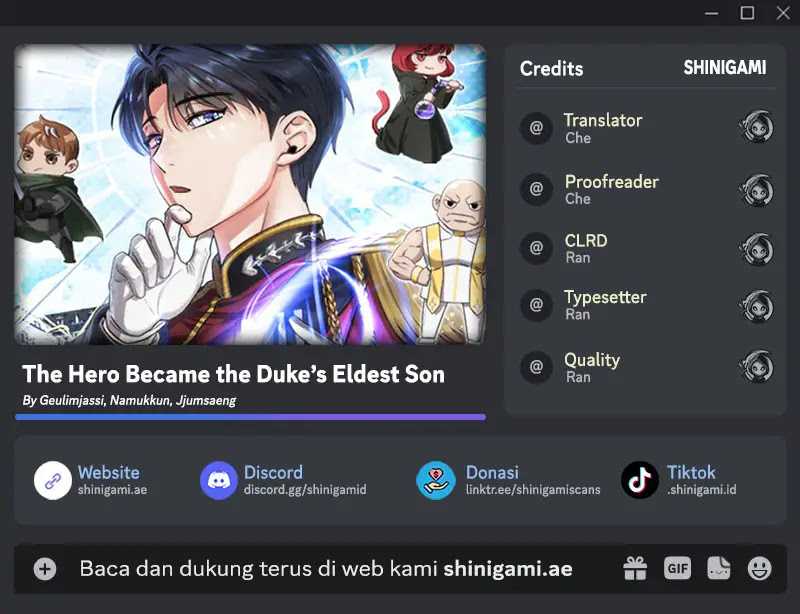 Komik The Hero Became The Duke’s Eldest Son Chapter 40 gambar nomor 1