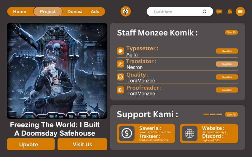 Komik Freezing The World: I Built A Doomsday Safehouse Chapter 310 gambar nomor 1