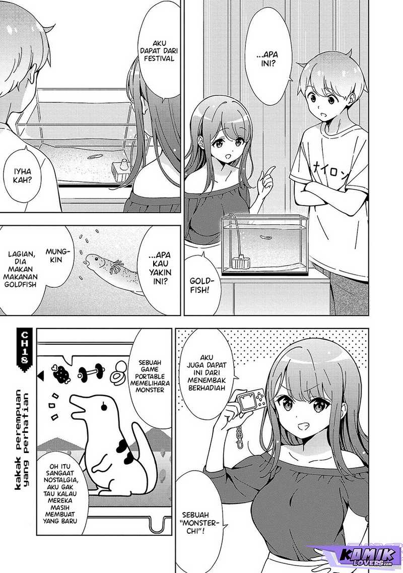 Manga Onee-chan wa Game o Suruto Hito ga Kawaru Onee-chan Chapter 18 gambar nomor 2