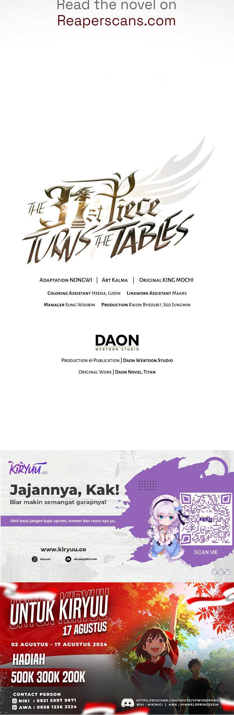 The 31st Piece Turns the Tables Chapter 52 Gambar 65